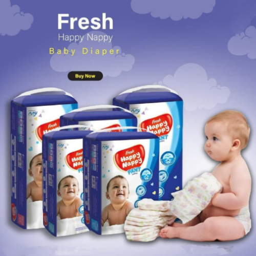 ফ্রেশ হ্যাপি ন্যাপি ০-৪কেজি Fresh Happy Nappy 0-4 kg