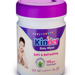 কিন্ডার বেবি ওয়াইপস ১৭০ পিস Kinder Baby Wipes 170 pcs