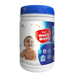 ফ্রেশ হ্যাপি ন্যাপি ওয়াইপস ১২০ পিস Fresh Happy Nappy Wipes 120 pcs