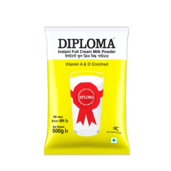 ডিপ্লোমা ইন্সট্যান্ট ফুল ক্রিম মিল্ক পাউডার ৫০০ গ্রাম Diploma Instant Full Cream Milk Powder 500g