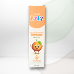 মেরিল বেবি জেল টুথপেস্ট অরেঞ্জ ৪৫ গ্রাম Meril