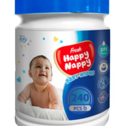 ফ্রেশ হ্যাপি ন্যাপি ওয়াইপস ২৪০ পিস Fresh Happy Nappy Wipes 240 pcs